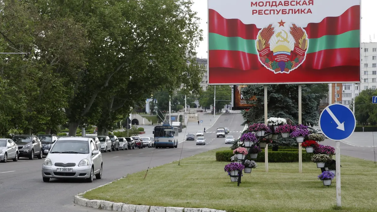 La región prorrusa de Transnistria denuncia un ataque con drones contra una de sus bases