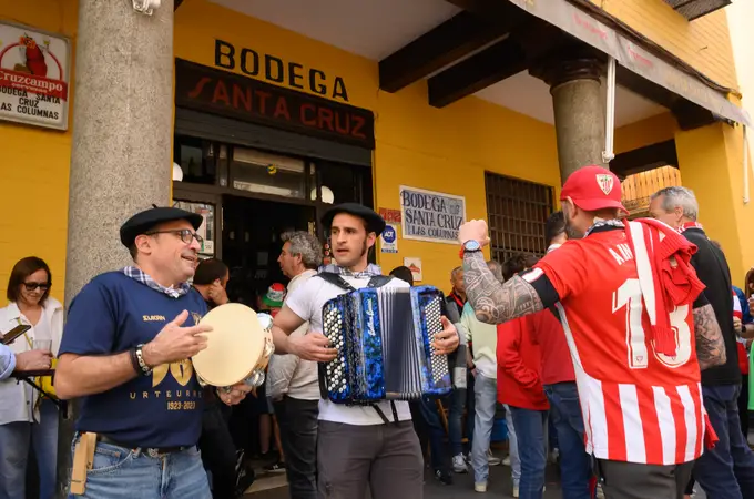 La espectacular factura de más de 2.000 euros de una cuadrilla de vascos en la final de Copa de Sevilla