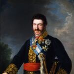 Francisco de Paula de Borbón y Castellví retratado por Bernardo López Piquer 