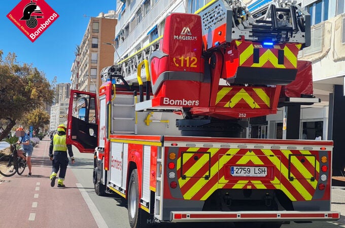 Imagen de archivo de los bomberos de Alicante