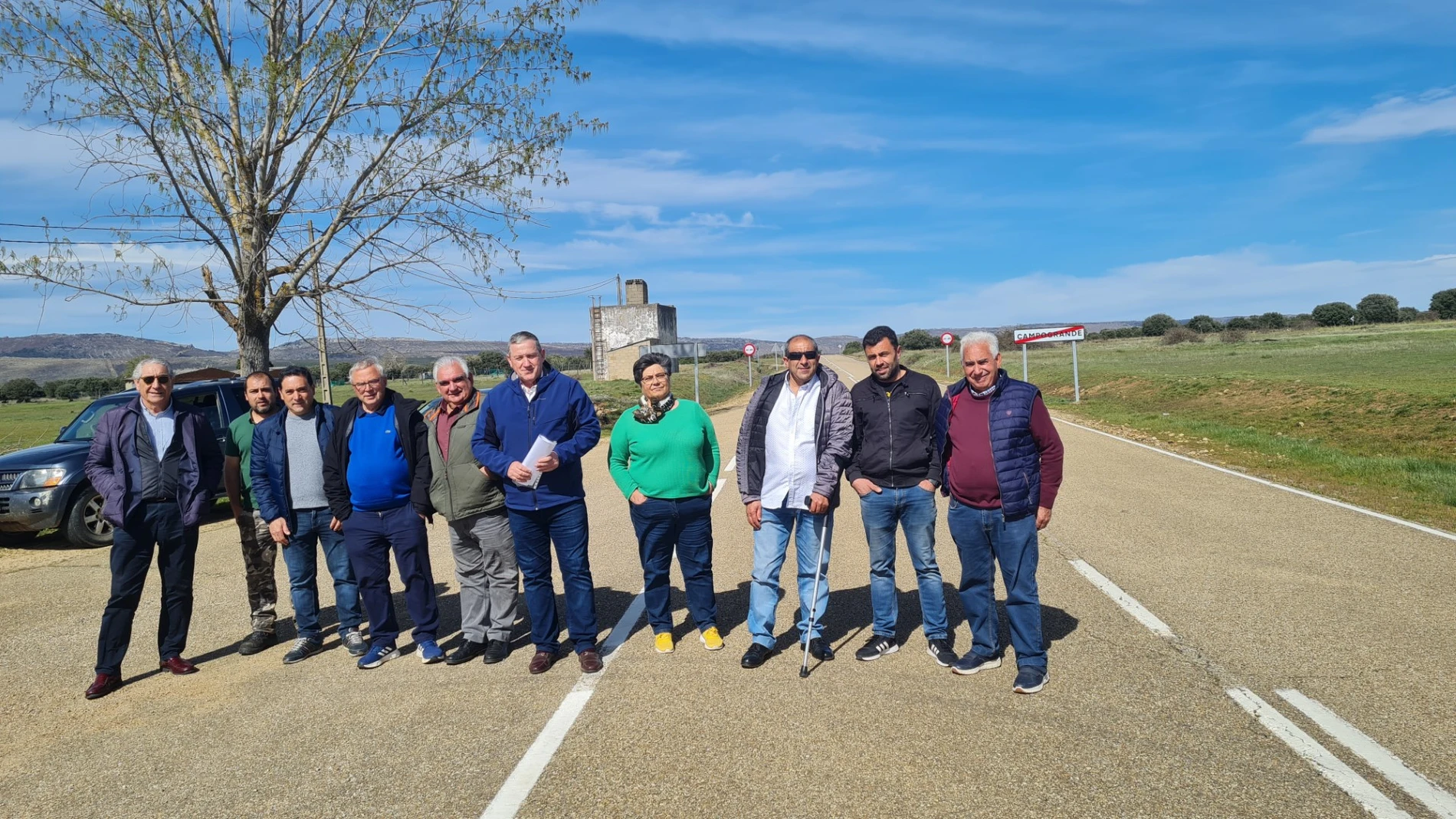 El presidente de la Diputación de Zamora, Javier Faúndez, visita la infraestructura
