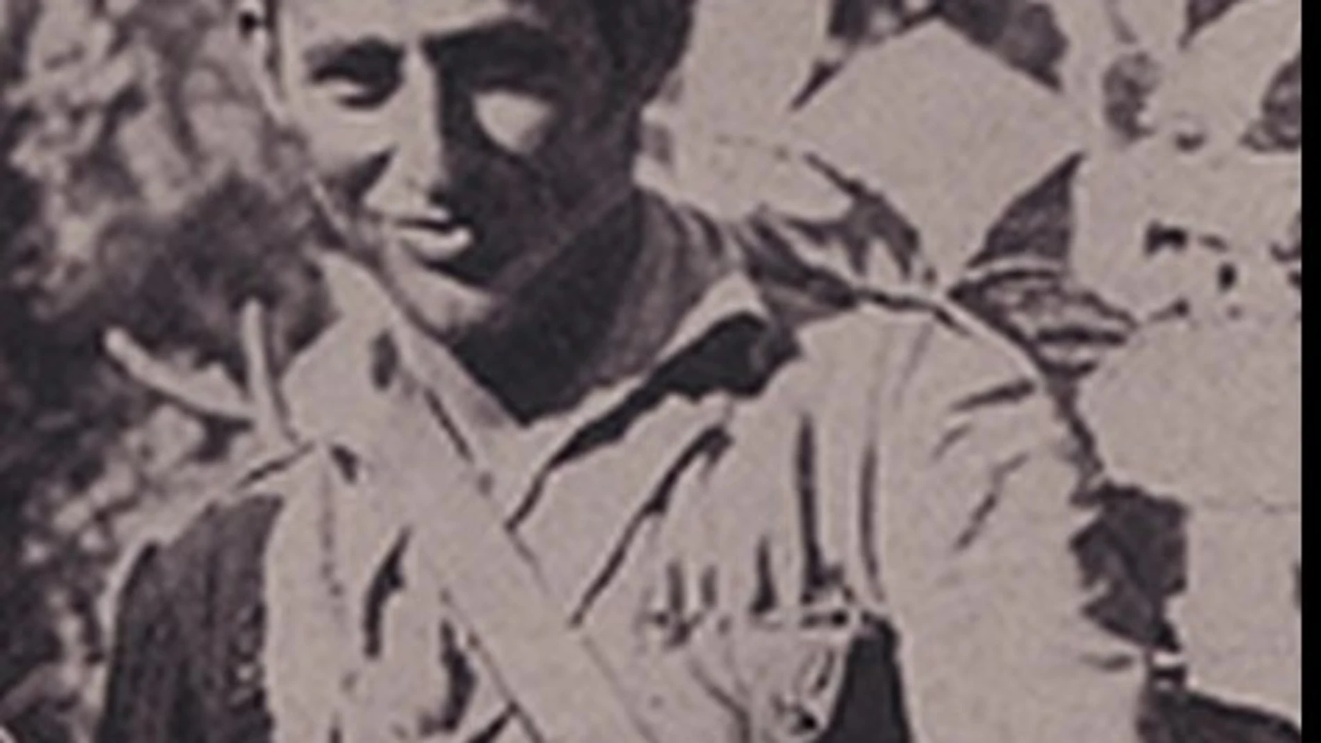 Meziane, en su época de comandante, cuando salvó la vida a Franco