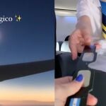 Así se ve un eclipse solar total desde un avión 