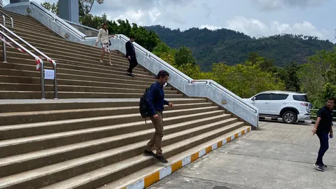 Rodolfo Sancho, en el tribunal de Koh Samui