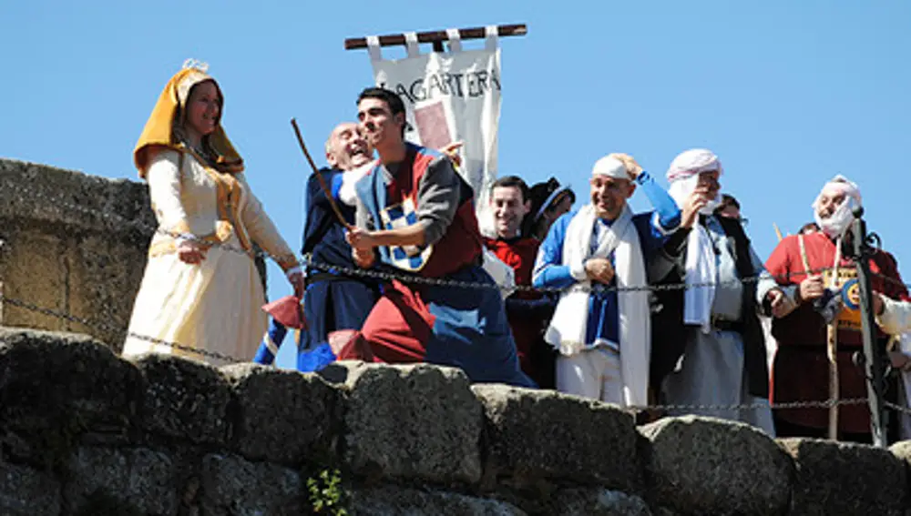 El 'Rescate de la Princesa' durante las Jornadas Medievales de Oropesa (Toledo)