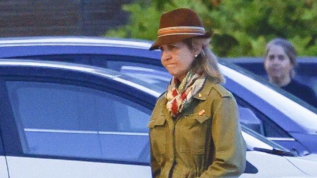 La infanta Elena en la clínica Ruber de Madrid