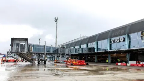 Aeropuerto de Peinador, en Vigo.