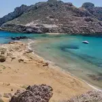 Imagen de la preciosa Isla del Fraile, en la costa murciana