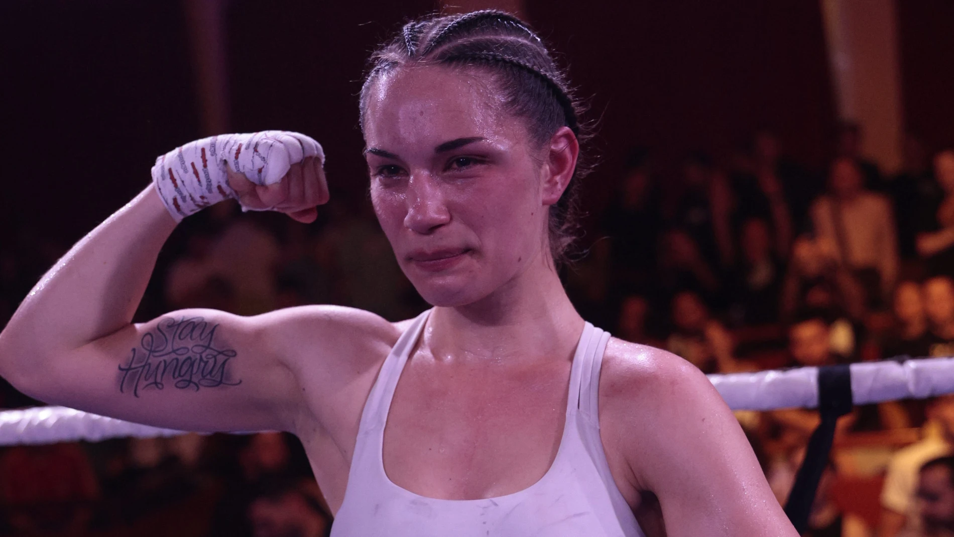 La boxeadora española Tania Álvarez, campeona de Europa del peso supergalloBANLIE ARTS14/04/2024