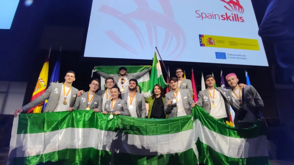 Andalucía lidera el medallero en el Campeonato Nacional de FP