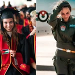 Salma se convirtió en la primera mujer piloto de las Fuerzas Armadas de Jordania en 2018