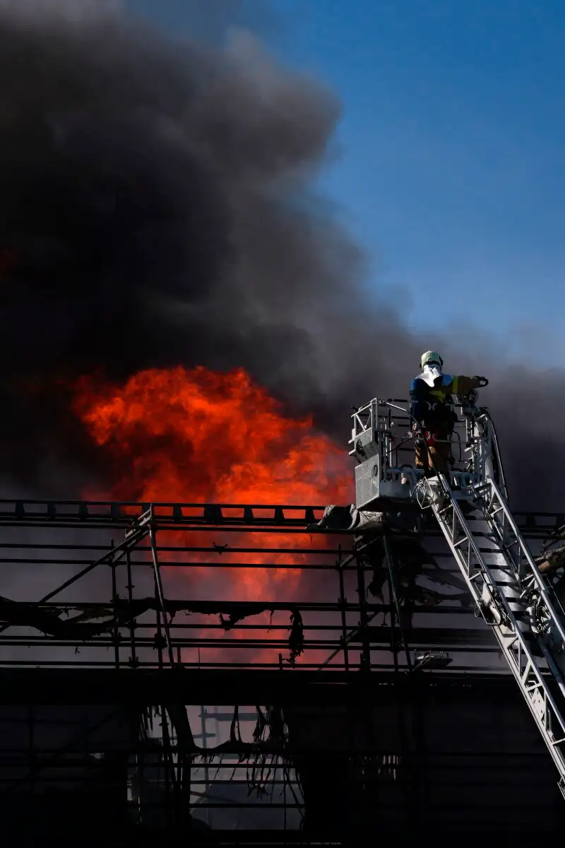 Fire hits historical Stock Exchange building in Copenhagen