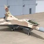 Un F-16 de la fuerza aérea de Marruecos 