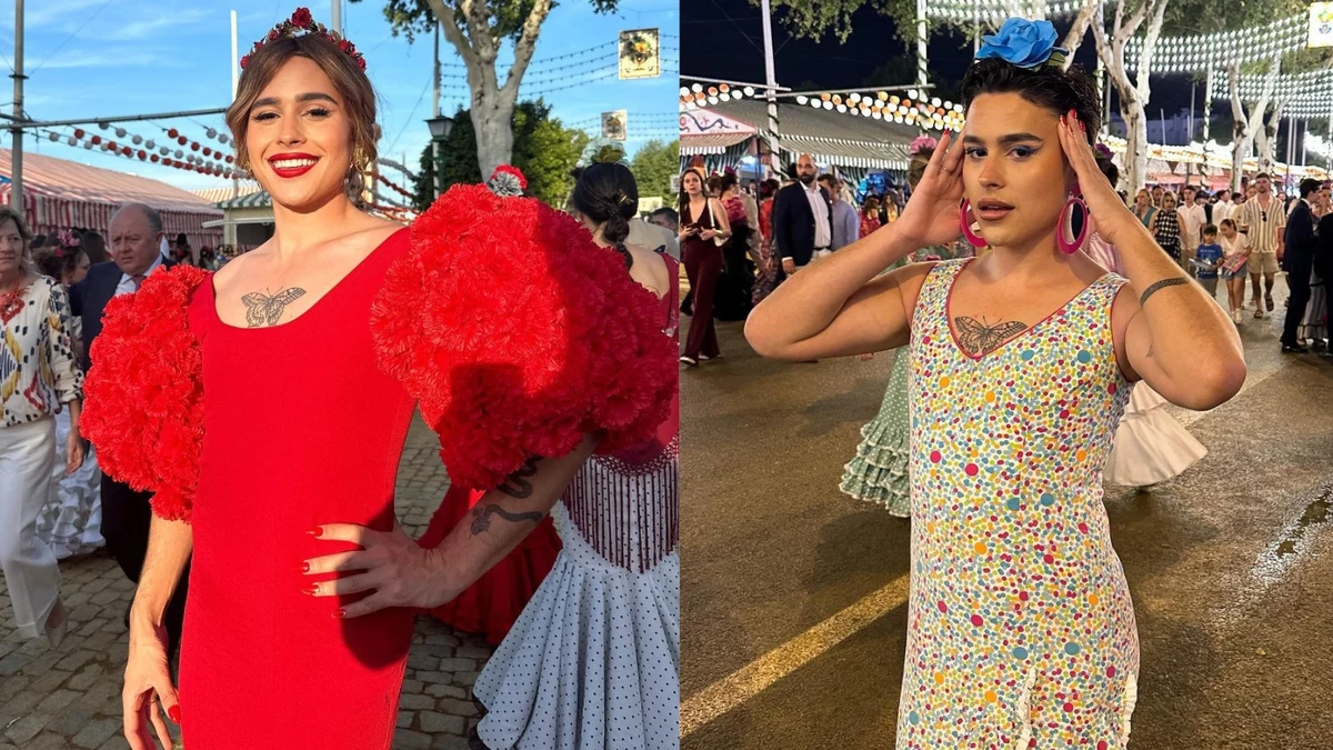 Escupen en la cara a un joven por vestir con un traje de flamenca en la Feria de Abril de Sevilla