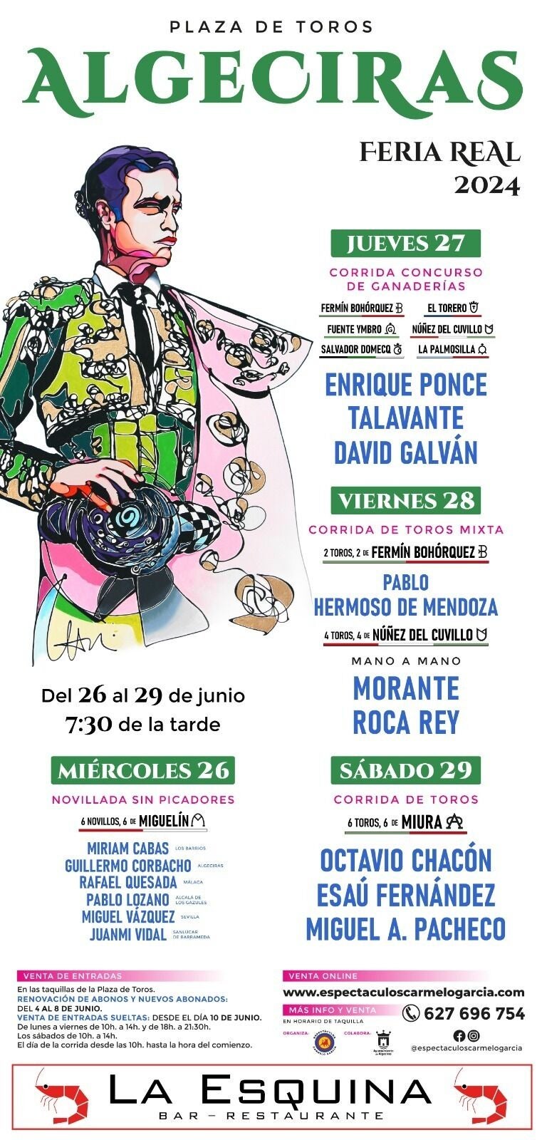 Cartel Feria Real de Algeciras 2024
