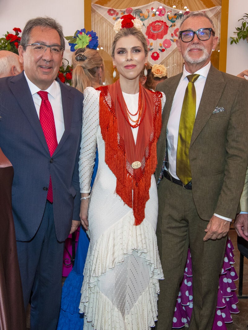 Manuela Villena en la Feria de Abril.