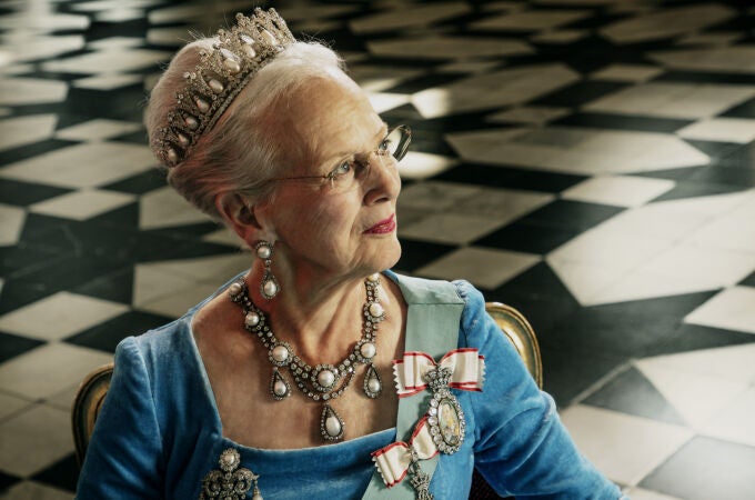 La reina Margarita de Dinamarca 