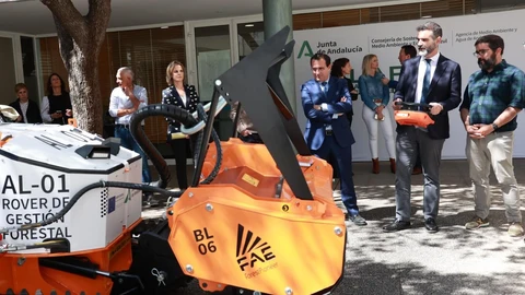 Máquinas con mando a distancia para los trabajos de prevención de incendios y limpieza de montes