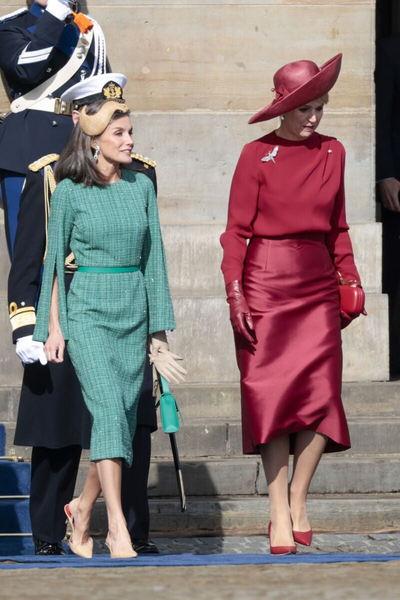 La Reina Letizia junto a Máxima de Holanda.