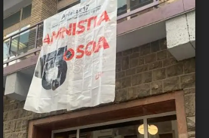 UPN denuncia la colocación de una pancarta a favor de ETA en un edificio del Gobierno Foral