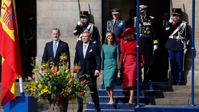 Los reyes de España Felipe VI y Letizia realizan una visita de Estado a Países Bajos