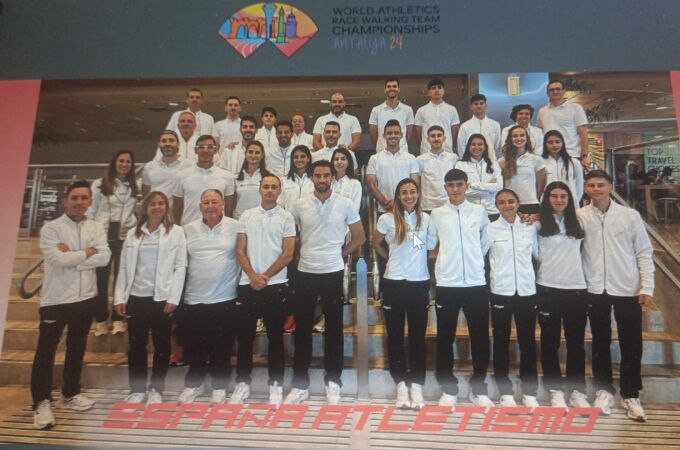 El equipo español de marcha, rumbo a la Copa del Mundo por Equipos de Antalya