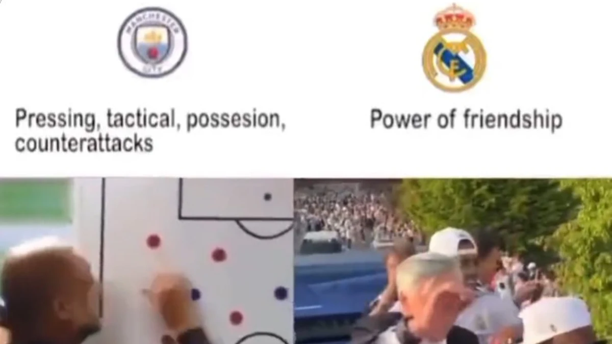 Los mejores memes del Manchester City - Real Madrid: Guardiola, protagonista