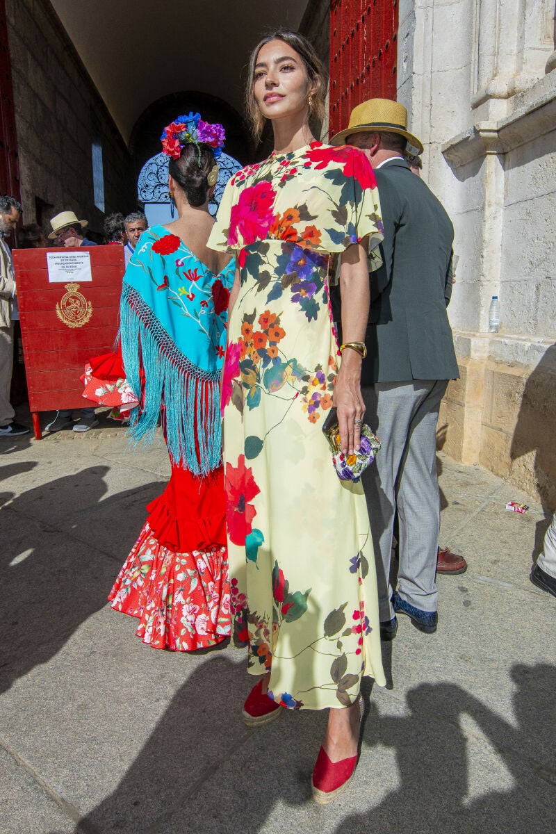 Rocío Crusset en los toros. 