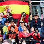 En la grada del circuito de Shanghái hubo banderas españolas