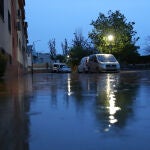 Cijuela (Granada), afectada por fuertes lluvias