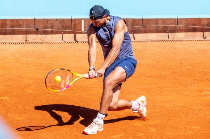 Rafa Nadal y Carlos Alcaraz se preparan para el Mutua Madrid Open 2024