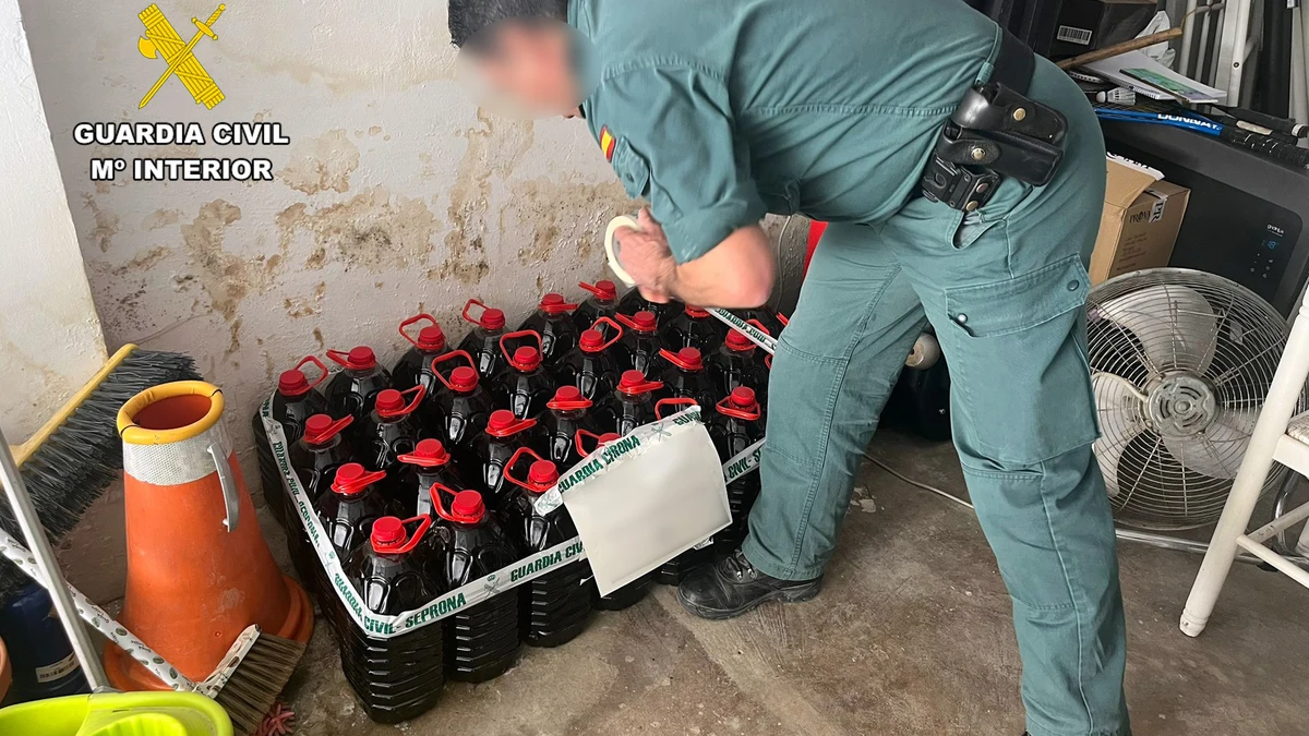 Contrabando de aceite en Murcia: Dos detenidos por importar y comercializar este producto sin garantías sanitarias