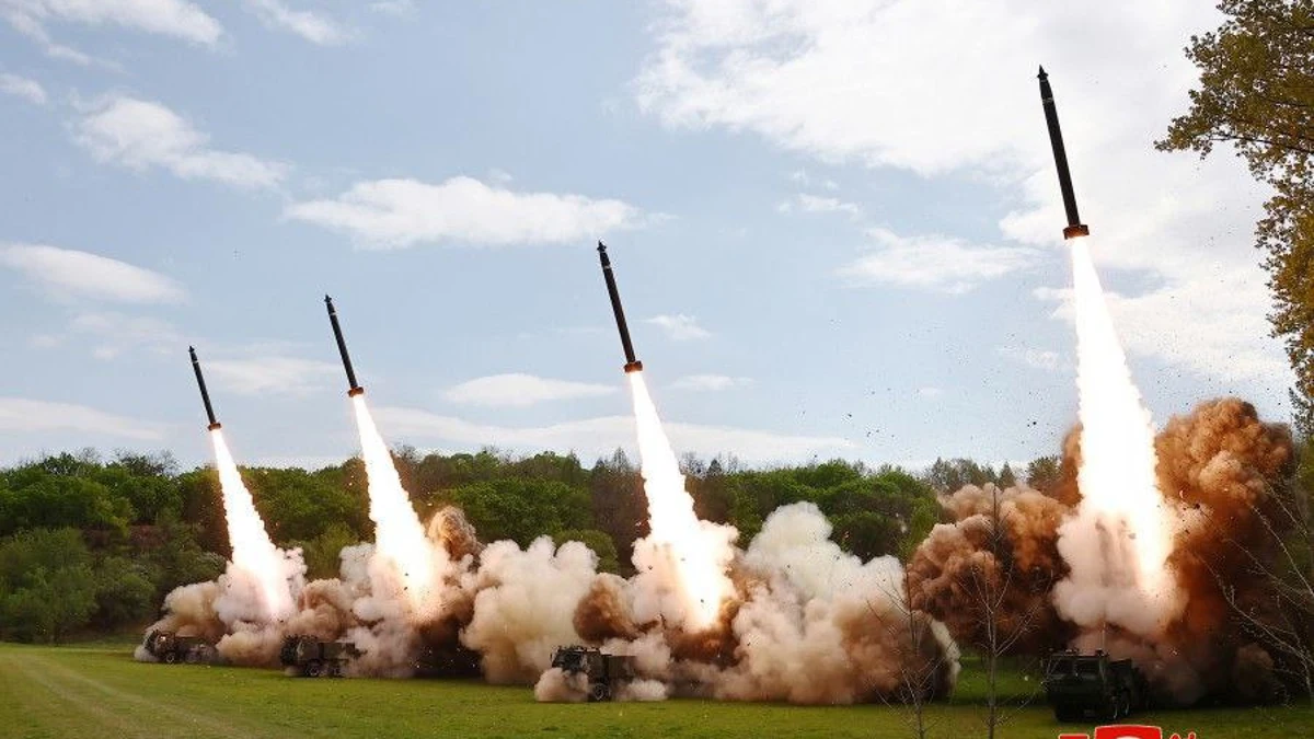 Corea del Norte muestra su proyecto “Gatillo Nuclear” con misiles de corto alcance