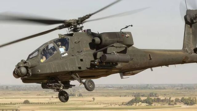 Helicóptero Apache marroquí