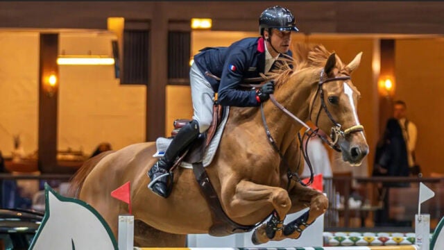 Julien Epaillard y "Dubai de Cedre", subcampeones de la Copa del Mundo de Salto