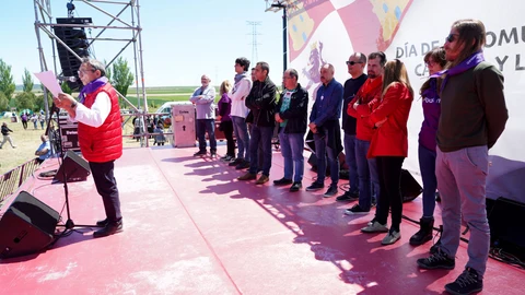 Lectura del manifiesto en Villalar