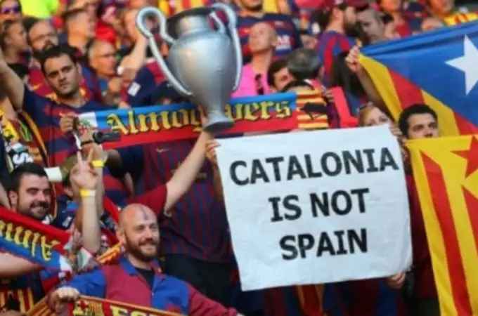 El independentismo catalán radical espía el idioma con el que los aficionados al fútbol animan a su equipo
