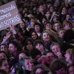 Miles de mujeres durante una manifestación convocada por la Comisión 8M, por el 8M, Día Internacional de la Mujer.