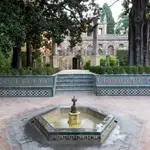 Un patio del Alcázar de Sevilla