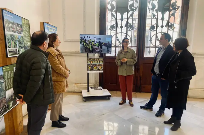 El voluntariado ambiental de Caja de Burgos y La Caixa llegan a la Diputación de Palencia
