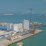 Vista de la Zona Franca de Cádiz