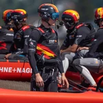 Florian Trittel y el equipo español de SailGP