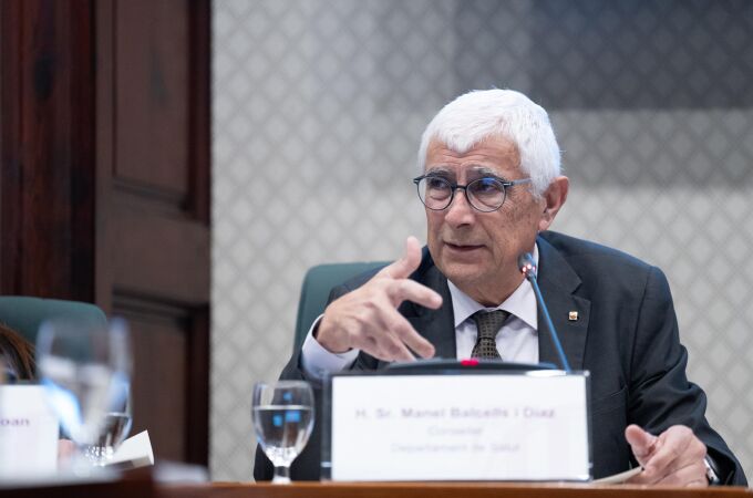 El conseller de Salud, Manuel Balcells