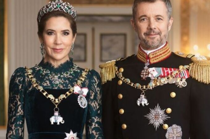 Los Reyes Federico y Mary de Dinamarca