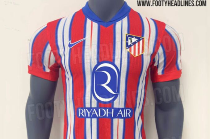Se filtra la camiseta que utilizará el Atlético de Madrid la próxima temporada