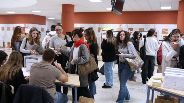 Elecciones en el campus de la Universidad de Valladolid