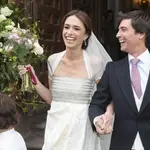 Carmen Gómez-Acebo con su ya marido, Borja Álvarez de Estrada