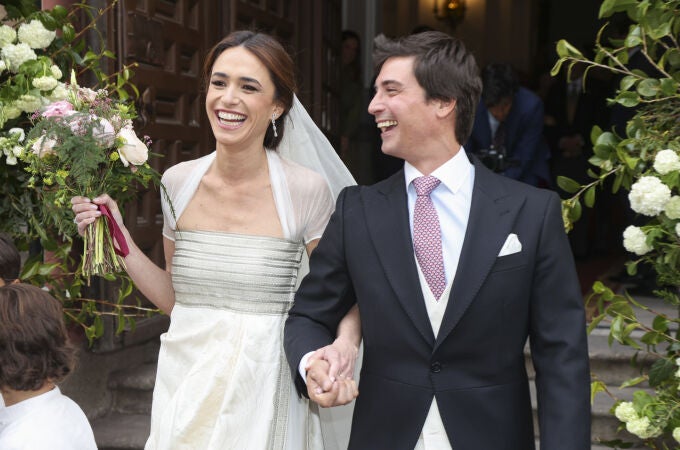 Carmen Gómez-Acebo con su ya marido, Borja Álvarez de Estrada