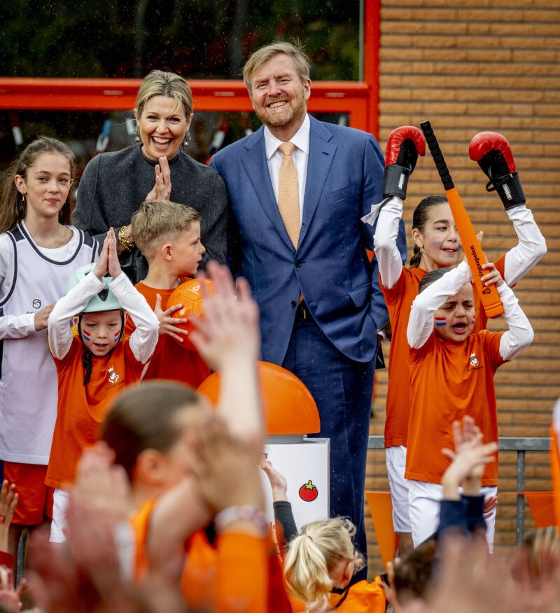 Los Reyes Guillermo Alejandro y Máxima de los Países Bajos en los Jugos del Rey de 2024