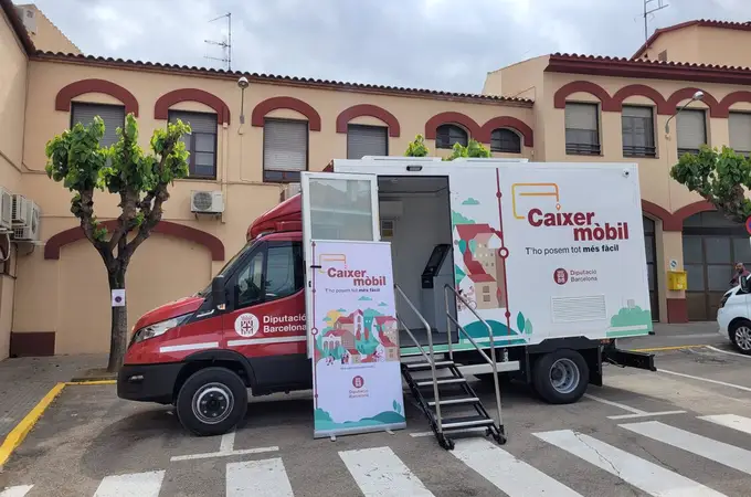 Un cajero automático móvil para la Cataluña vaciada